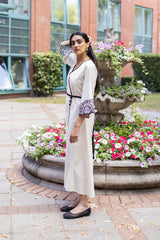 Cream Meadow Cutwork Dress