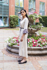 Cream Meadow Cutwork Dress