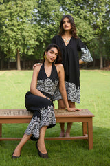 Black Broderie Dress