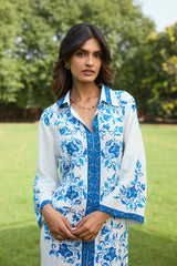 Capri Blue Midi Dress