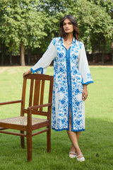 Capri Blue Midi Dress