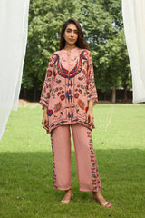 Pastel Peach Printed Set