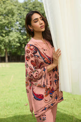 Pastel Peach Printed Set