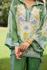 Mehak Green Print Set
