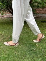 Milky White Delight Salwar