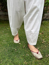 Milky White Delight Salwar