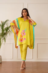 Green Haven Kaftan Set Online for women-inching india