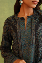 Midnight Blue Kaani Set- Inching India