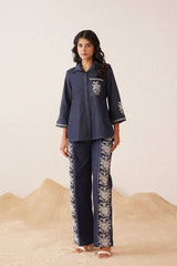 Denim Cross Stitch Co-ord Set