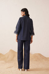 Denim Cross Stitch Co-ord Set