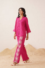 Hot Pink Cross Stitch Co-ord Set