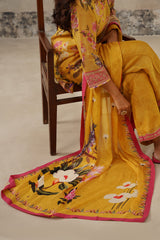 floral print dupatta