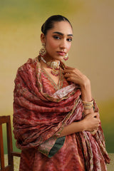 dupatta on crushed tissue