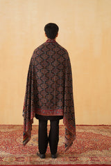 Ethnic Fusion Wool Shawl for Men Online