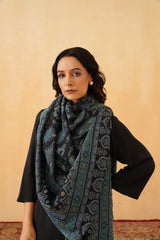 Navy Blue Jamawar for Women- Inchingindia