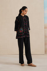 Mehak Noir Cross Stitch Co-ord Set