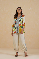 Brush Effect Print Co-ord Set- Inchingindia