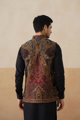 Meher Kaani Jacquard Jacket with Kurta & Pant