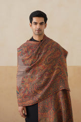 Vintage Motif Zari Shawl — Premium Corporate Gift