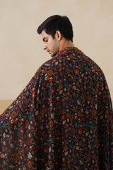 Gulistan Classic Kani Pashmina Shawl (Black) — Luxury Wedding Gift