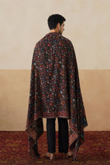 Gulistan Classic Kani Pashmina Shawl (Black) — Luxury Wedding Gift