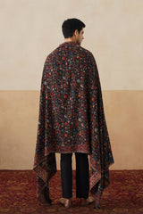 Gulistan Classic Kani Pashmina Shawl (Black)