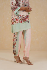 Dariya Floral Matching Kurta Pant set for women