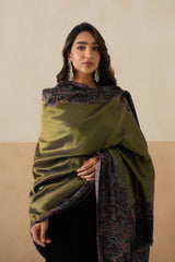 Antique Gold Paisley Drape