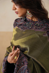 Antique Gold Paisley Drape