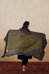 Antique Gold Paisley Drape