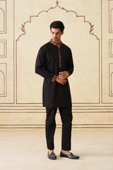 Meher Black Embroidered Kurta & Pant