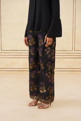 Meher Black Shirt with Brocade Pants