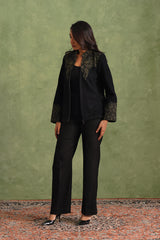 Merino Wool Black Jacket