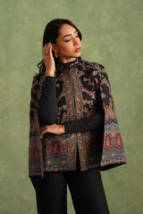 Aafreen Paisley Open Cape