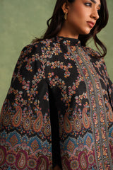 Aafreen Paisley Open Cape
