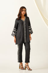 Black White Elegance Suit Set