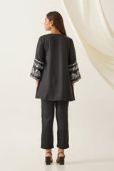 Black White Elegance Suit Set