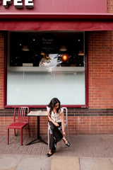 Cream Pleated Waistcoat with Embroidered Pants