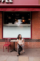 Cream Pleated Waistcoat with Embroidered Pants
