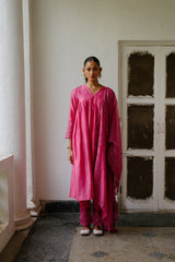 Utsav Pink Embroidered Suit Set for Women's