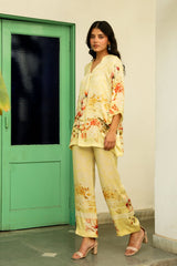 Blush Lime Print Co-ord Set