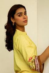 Lime Yellow Print Set