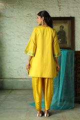 Sunny Aqua Embroidered Set