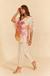 Abstract Kaftan Set