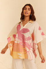 Abstract Kaftan Set