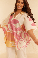 Abstract Kaftan Set