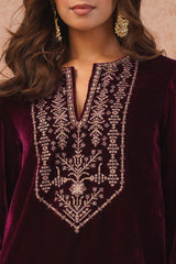 Regal Wine Velvet Suit