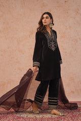 Regal Brown Velvet Suit