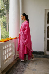 Utsav Pink Embroidered Suit