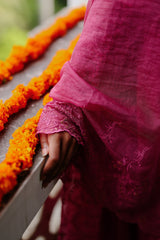 Utsav Pink Embroidered Suit
